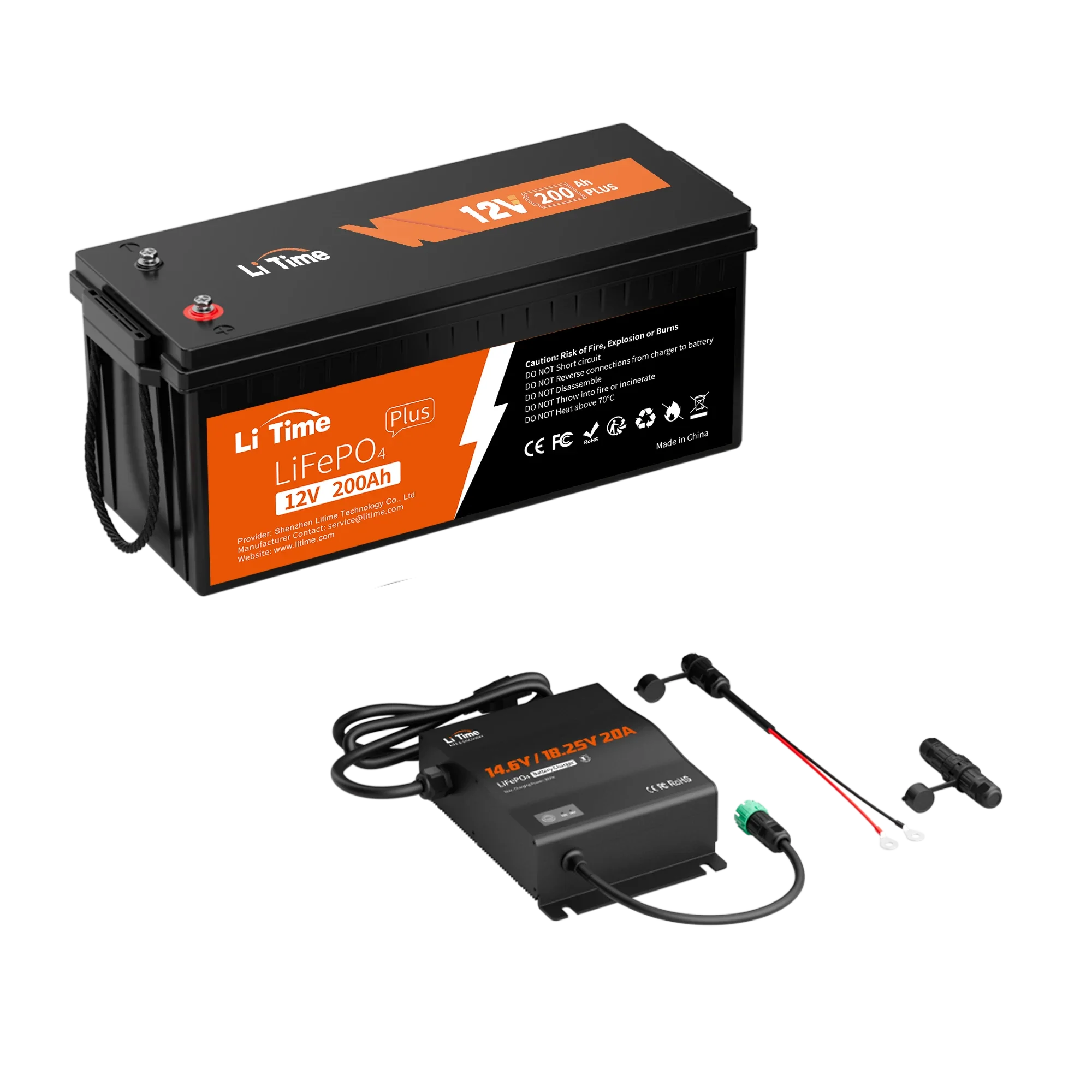 LiTime 12V 200Ah Plus LiFePO4 Lithium Battery - 200A BMS - Image 17