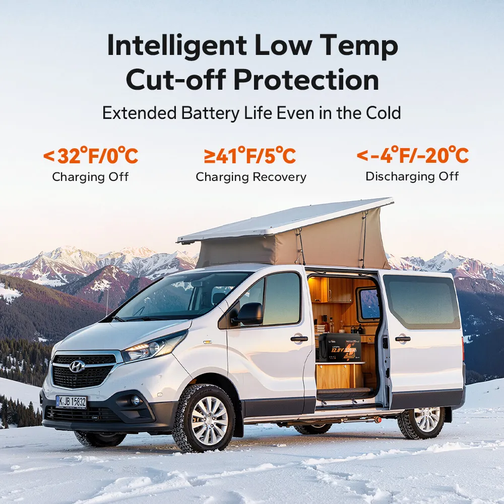 LiTime 12V 320Ah Mini Smart Self Heating Lithium Battery for RV and Camping - Image 8