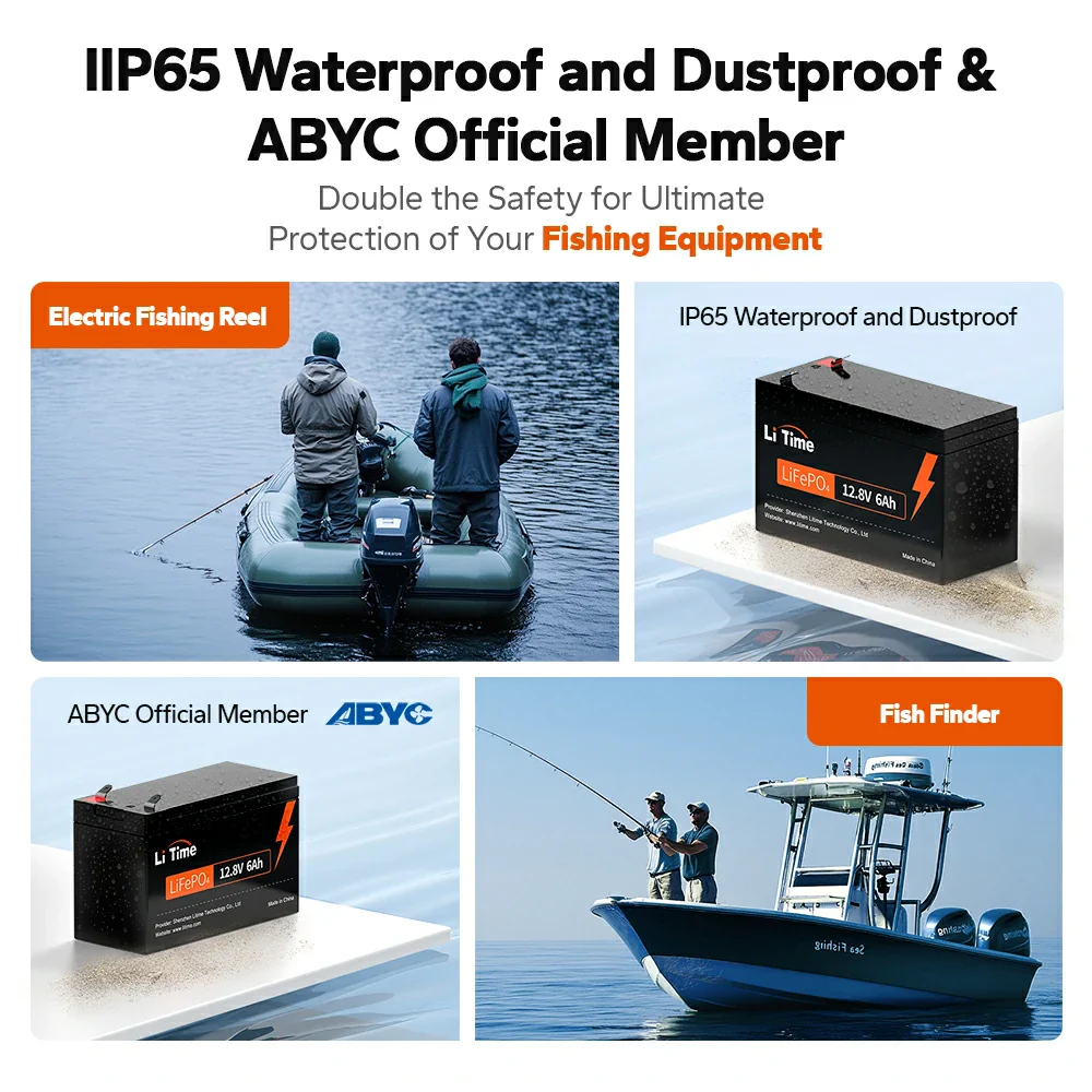 LiTime 12V 6Ah LiFePO4 Lithium Battery - Image 9