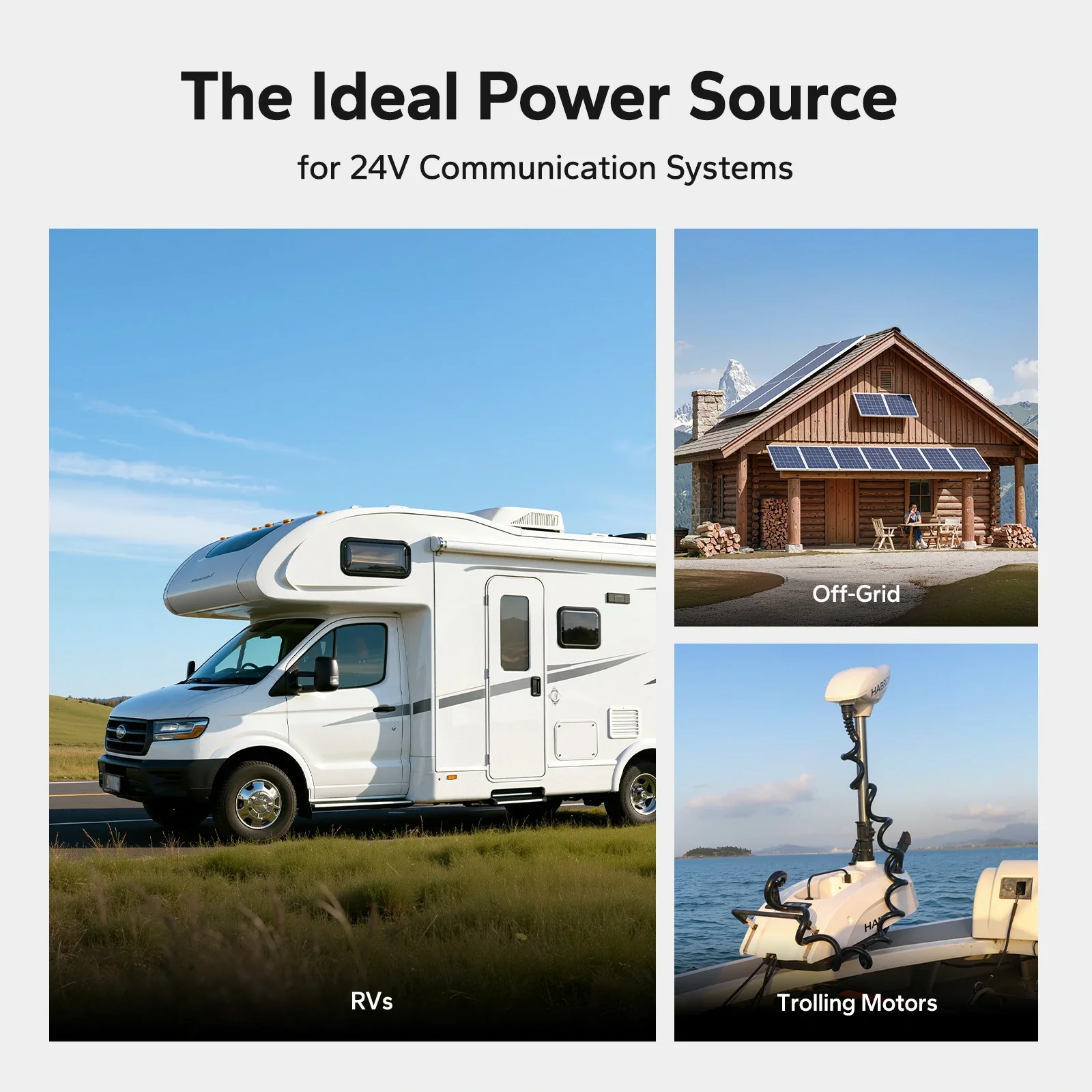 LiTime 24V 100Ah Smart ComFlex Battery with Bluetooth & Victron Comms | All-in-One Power Solution - Image 9