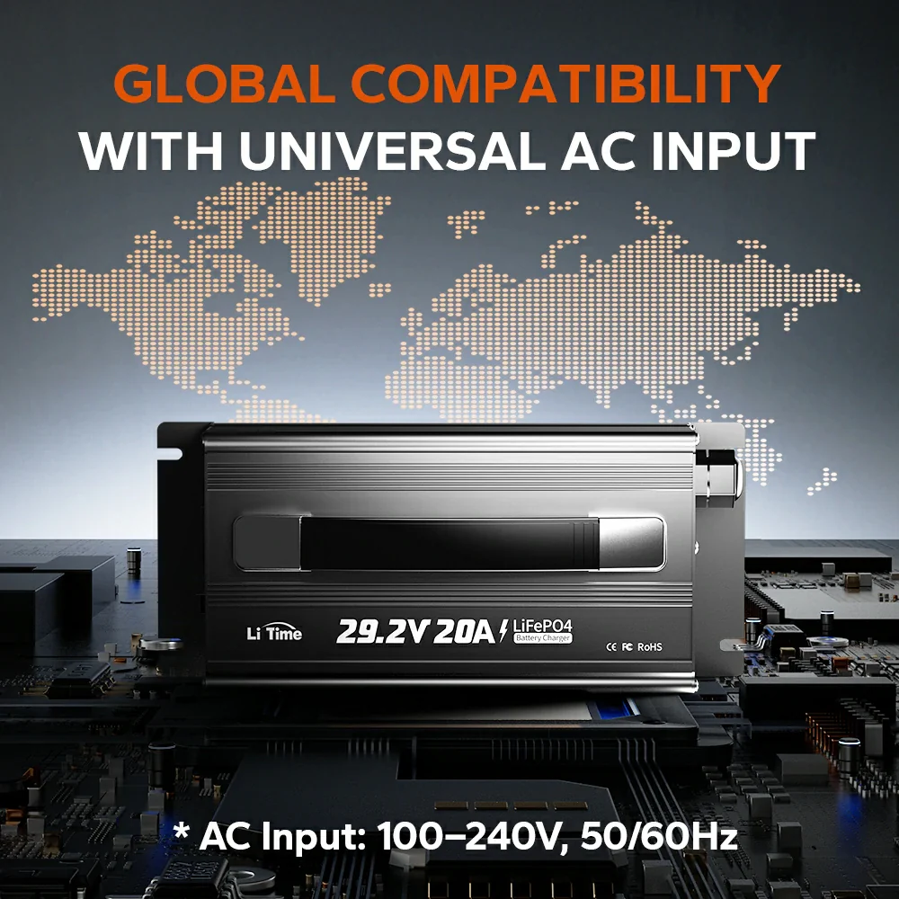 LiTime 24 (29.2) Volt 20A Mountable Lithium Battery Charger - Image 9