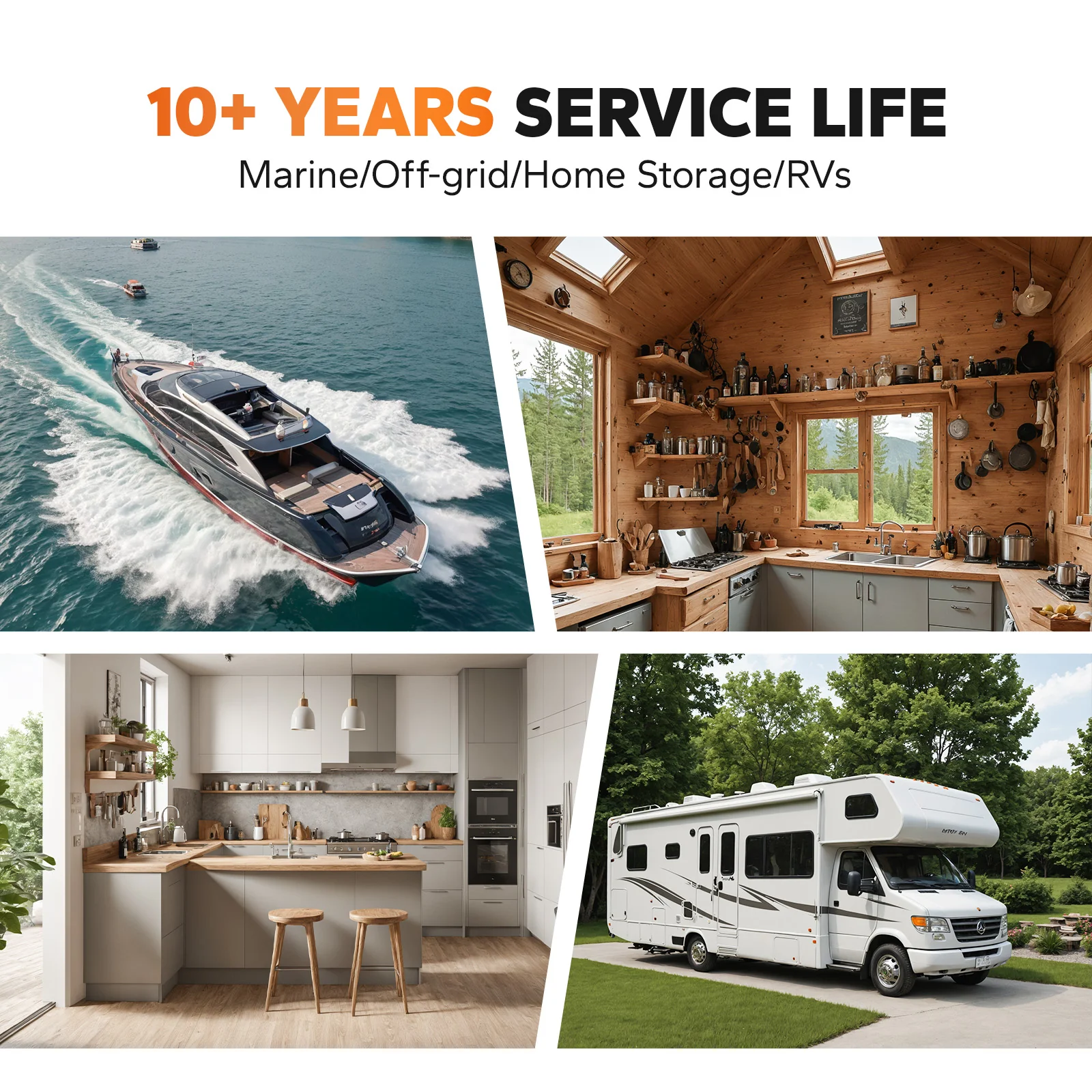 LiTime 24V 230Ah Deep Cycle LiFePO4 Group 8D Battery - Image 9