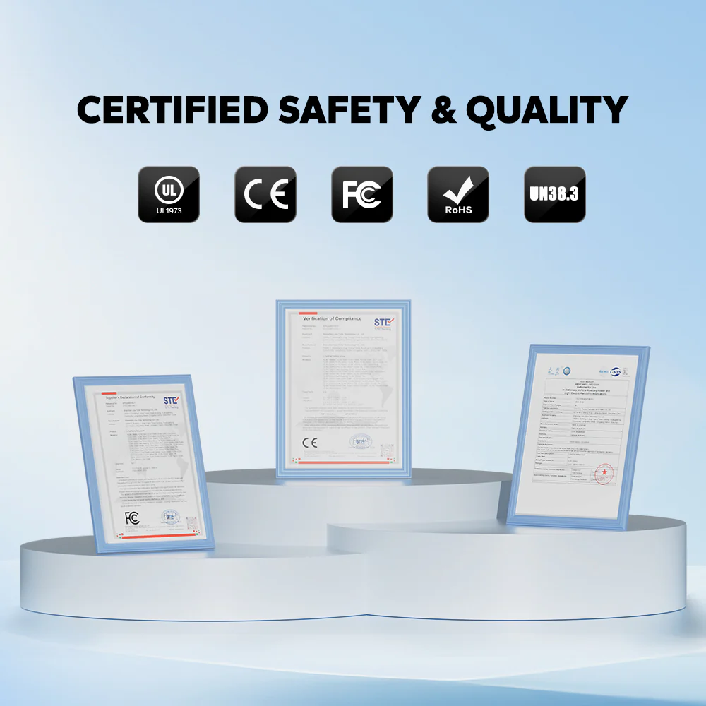 LiTime 24V 100Ah Smart ComFlex Battery with Bluetooth & Victron Comms | All-in-One Power Solution - Image 10