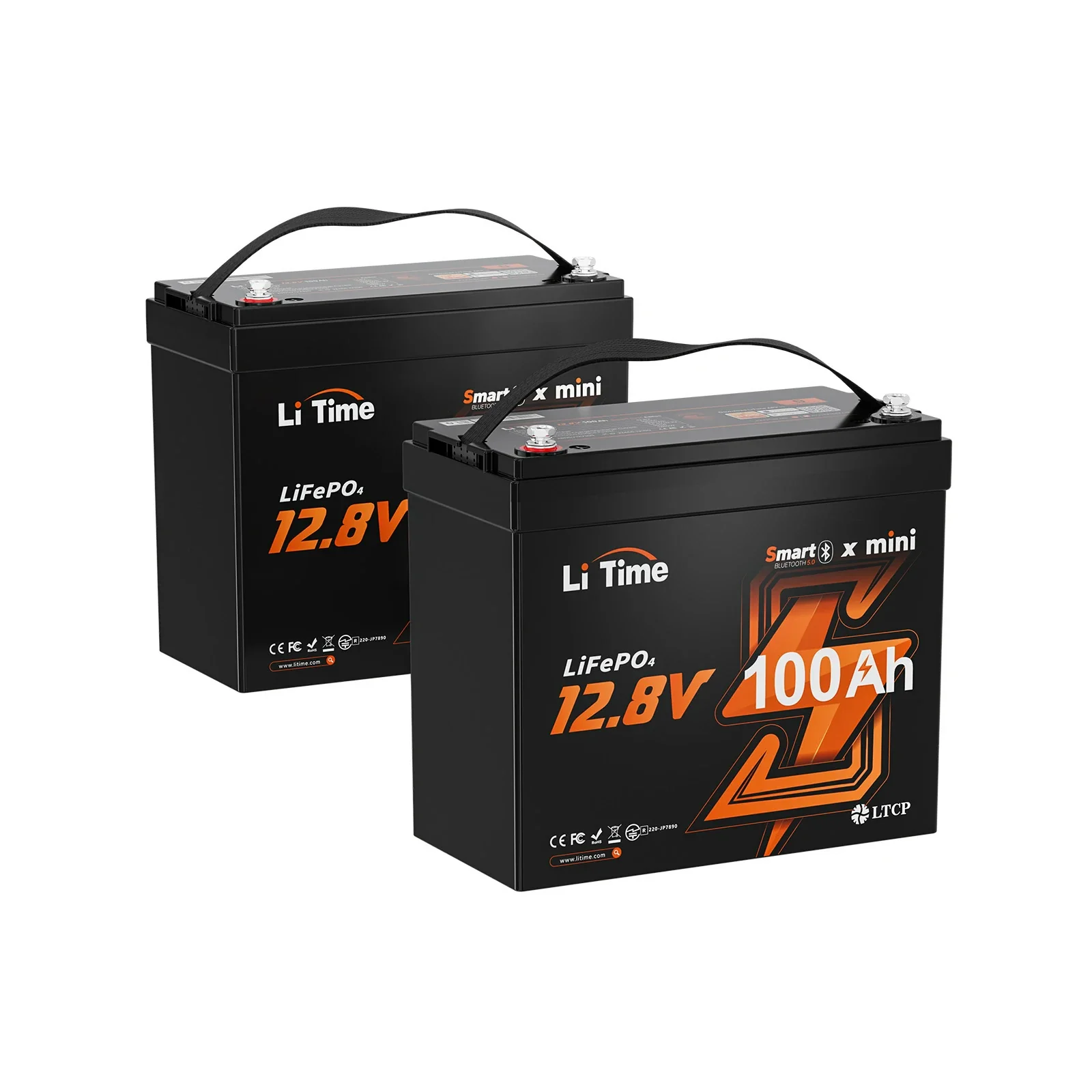 ✅Like New✅LiTime 12 Volt 100Ah Mini Smart - Small 12V Bluetooth Battery - Image 13