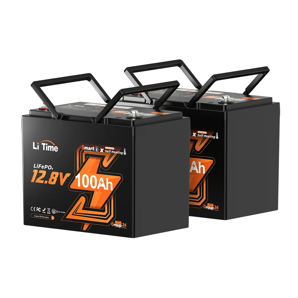 ✅Like New✅LiTime 12V 100Ah Group 24 Bluetooth Lithium Battery with Self Heating - Image 12