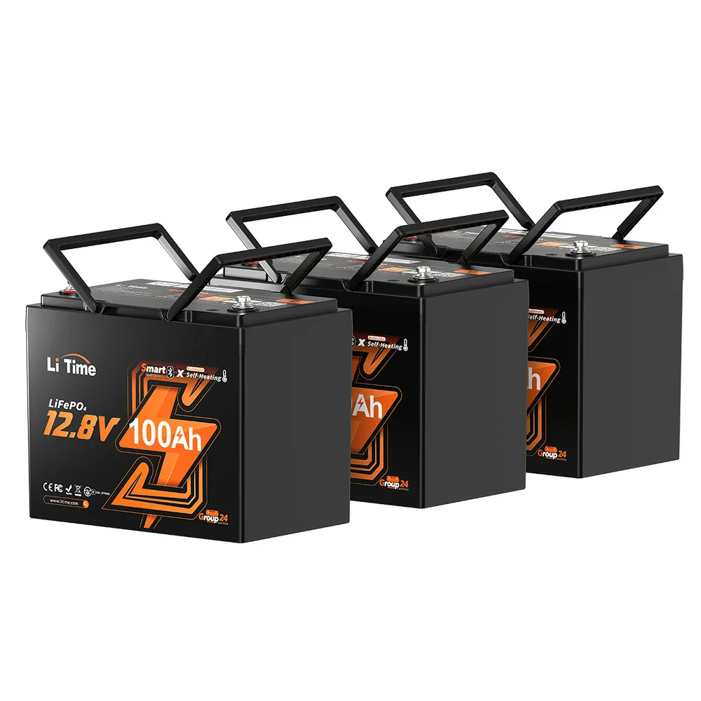 ✅Like New✅LiTime 12V 100Ah Group 24 Bluetooth Lithium Battery with Self Heating - Image 13