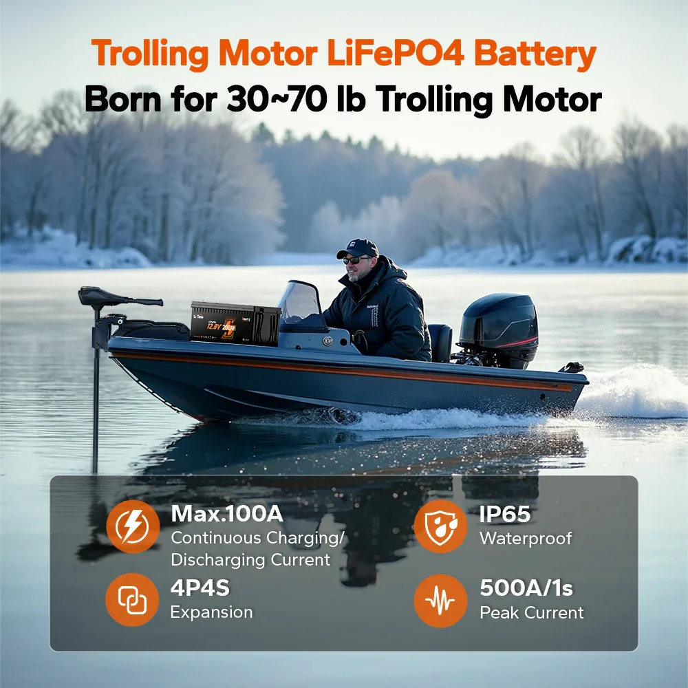 ✅Like New✅LiTime 12V 200Ah Bluetooth Lithium Battery for RVs, Marine - Image 4