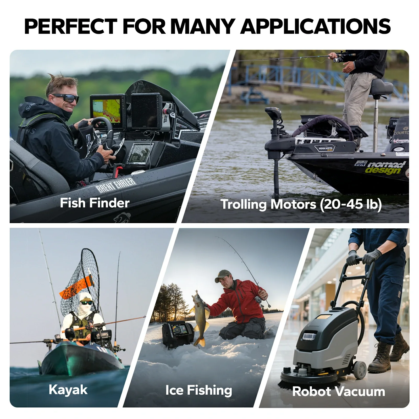 ✅Like New✅LiTime 12V 45Ah U1 Lithium Battery for Trolling Motor, Wheelchair & Mobility Scooter - Image 7