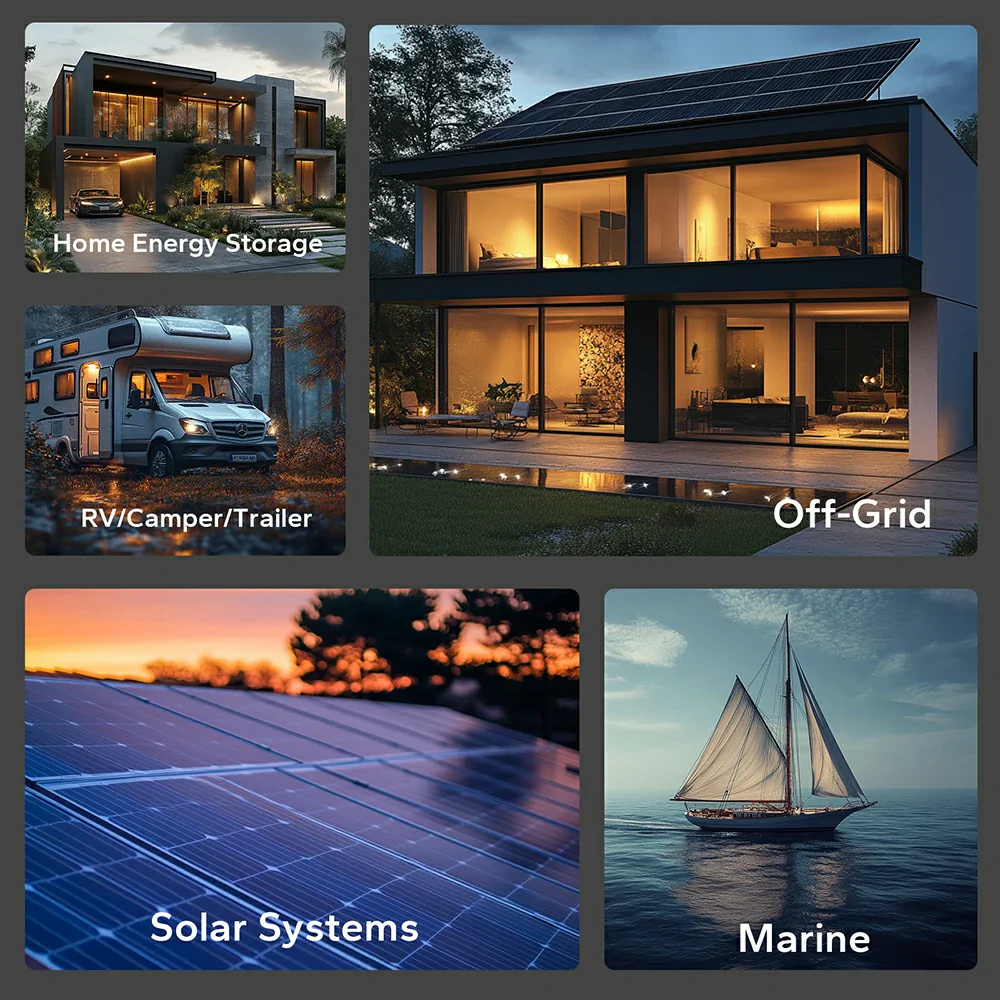 ✅Like New✅LiTime 12V 560Ah LiFePO4 Battery for Off Grid Solar System with Low Temp Protection - Image 9