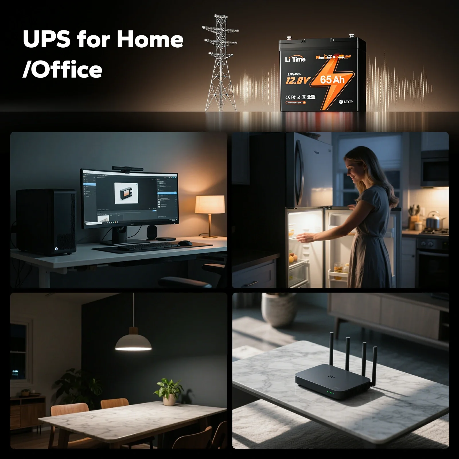 ✅Like New✅LiTime 12V 65Ah 22NF Lithium Battery for Trolling Motor, Heavy Duty Power Wheelchair, Mobility Scooter - Image 8