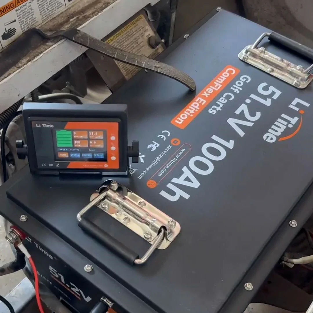 ✅Like New✅LiTime 48V 100Ah Golf Cart Metal Case Lithium Battery - 200A BMS & Real-Time Monitoring - Image 10