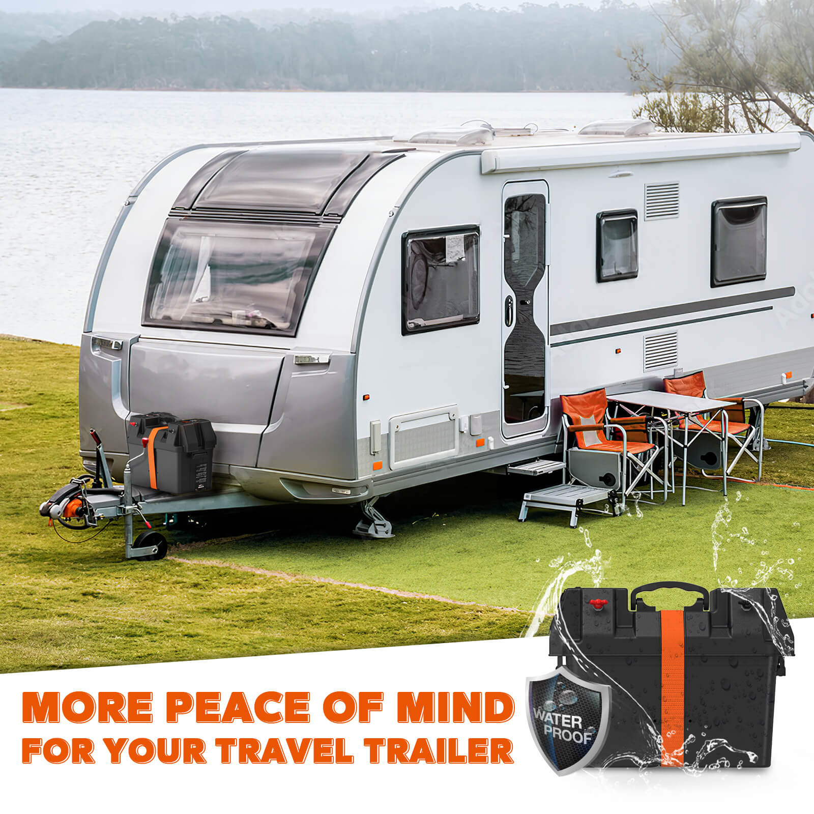 LiTime Group 24/27/31 Marine Battery Box, Built-in Voltmeter - Image 8