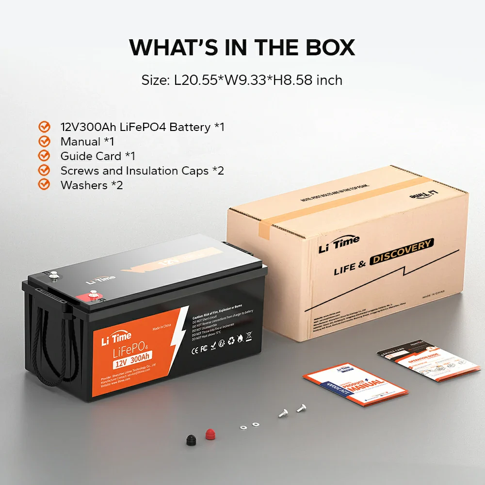 LiTime 12V 300Ah LiFePO4 Lithium Battery for RV - Image 12