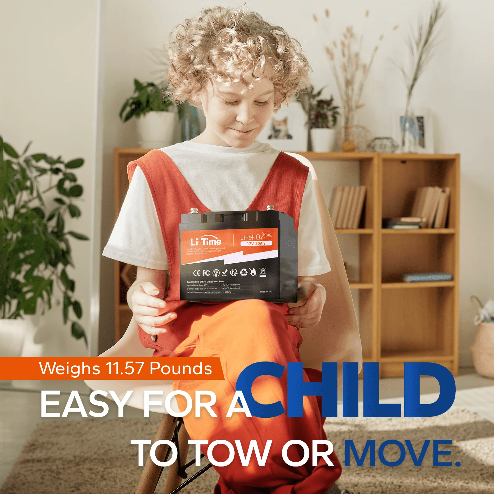 ✅Like New✅LiTime 12V 50Ah LiFePO4 Lithium Battery - Image 4