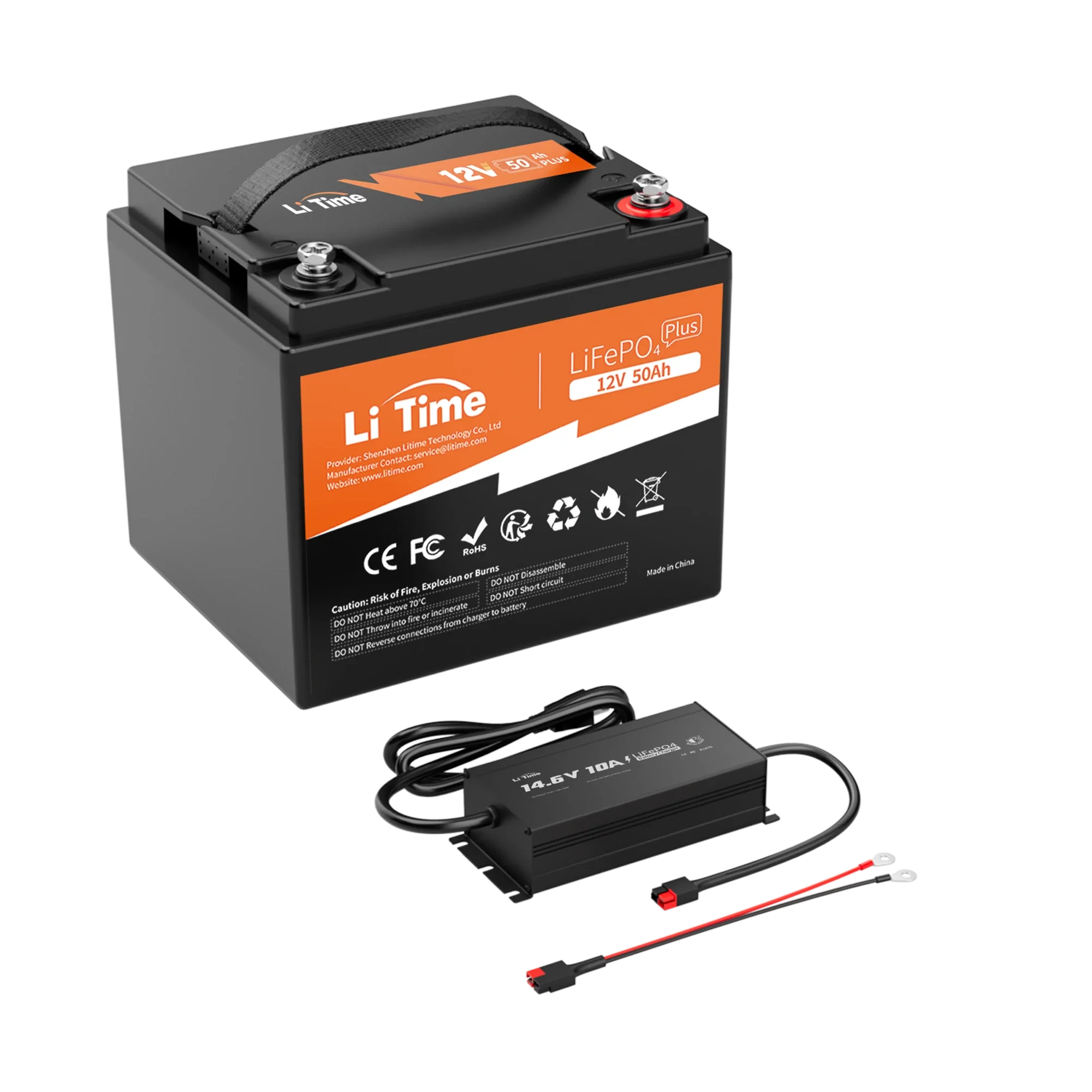 LiTime 12V 50Ah Lithium Battery for Marine, RV, Fish Finder - Image 14