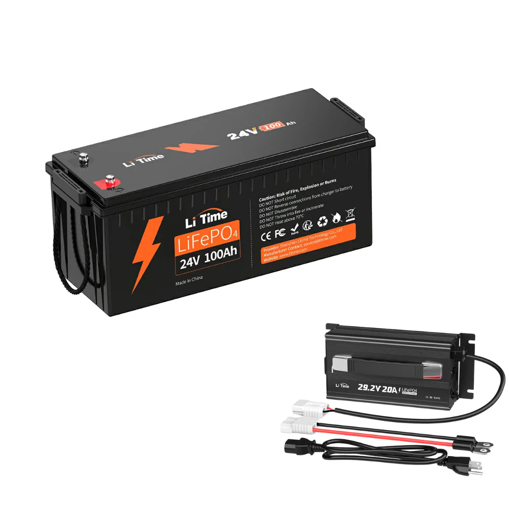 LiTime 24V 100Ah Lithium Battery for Marine Trolling Motor, RV - Image 11